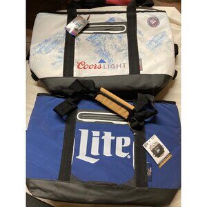 Miller Lite & Coors Light Insulated XL Cooler, 30-Can Capacity, Lot 2 Pair